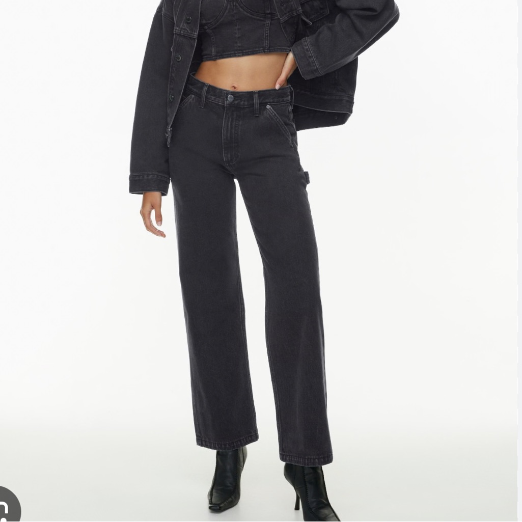 Aritzia Black Flare & Wide Leg Jeans